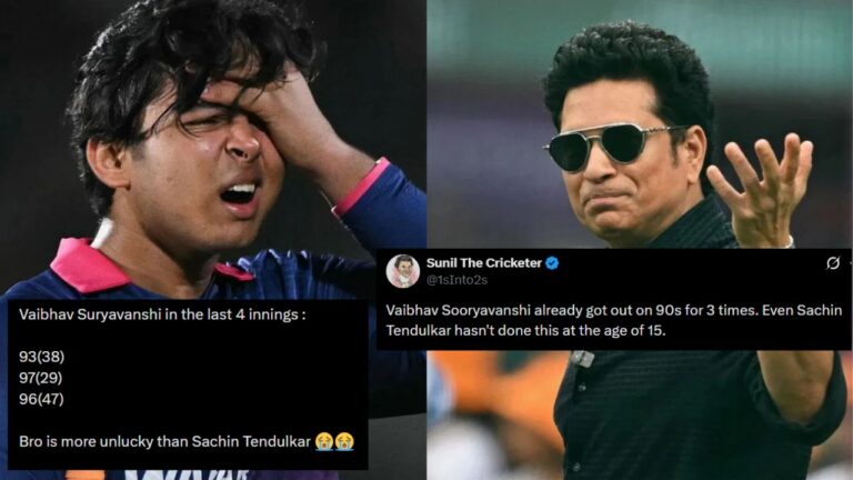 Vaibhav Sooryavanshi Compared With Sachin Tendulkar As 90s Haunt Royals Opener – বৈভব সূর্যবংশী ও শচীন টেন্ডুলকার: নার্ভাস নাইন্টিজের নতুন উত্তরাধিকারী আইপিএল ২০২৬ এ